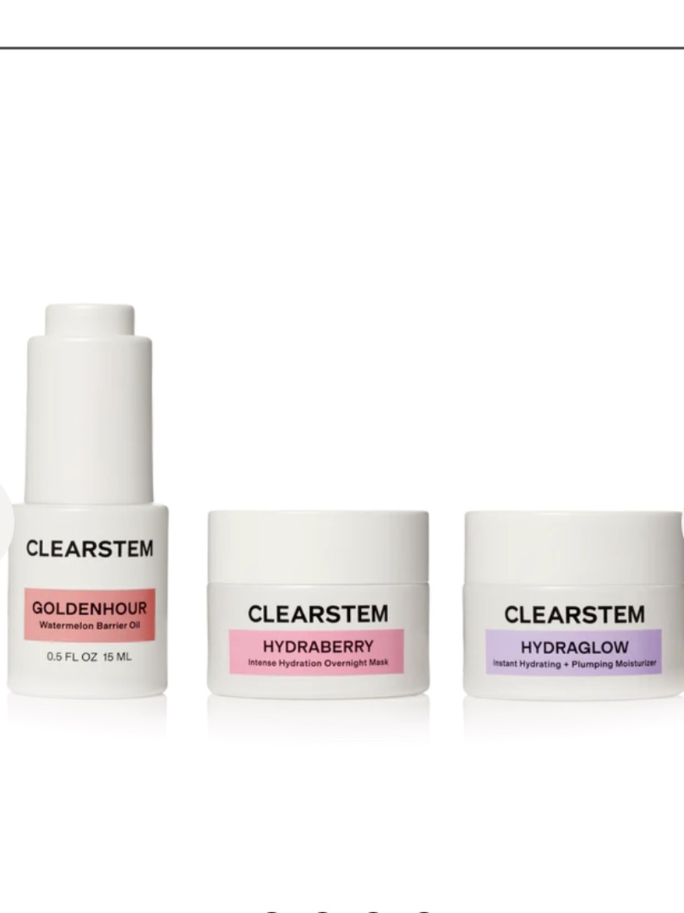 Clearstem Hydration Hero Minis
Travel Size Moisture Trio